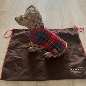 VINTAGE COACH 90’s jack russell signature collab puppy dog